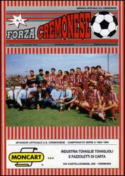 La copertina del primo numero di Forza Cremonese