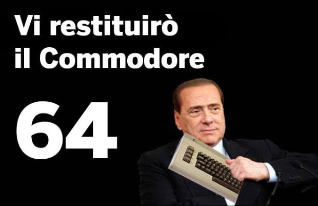 Berlusconi restituisce il Commodore 64